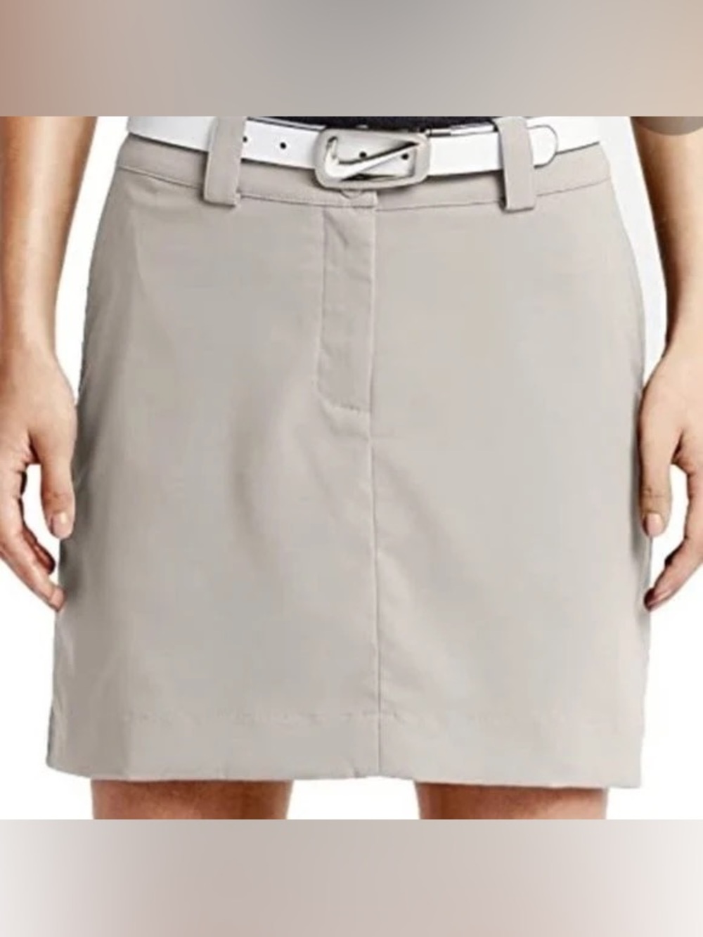 Nike Women's Khaki Beige Golf Skort